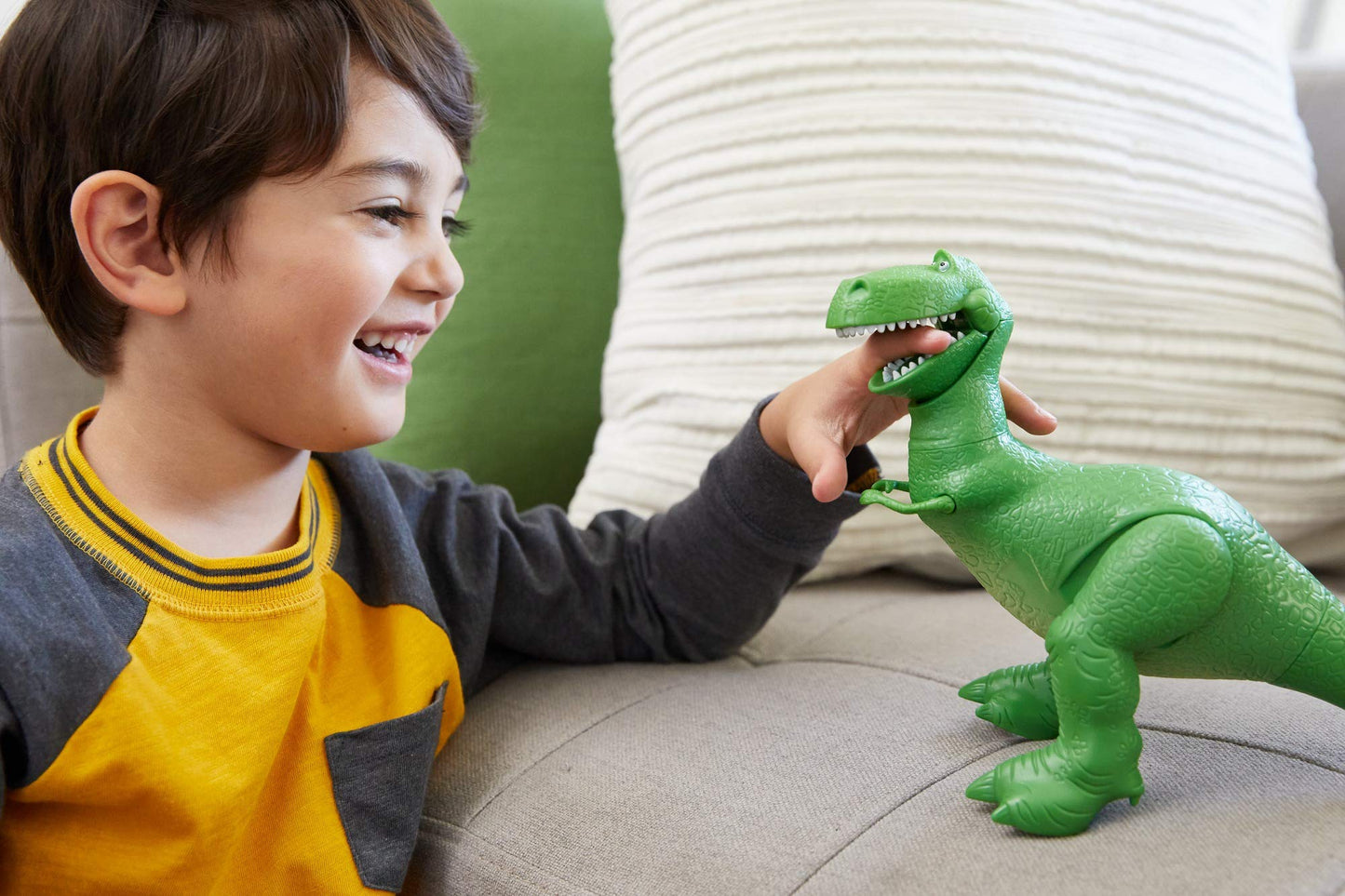 Toy Story Rex Figure by Mattel – Highly Posable Relative-Scale Dinosaur