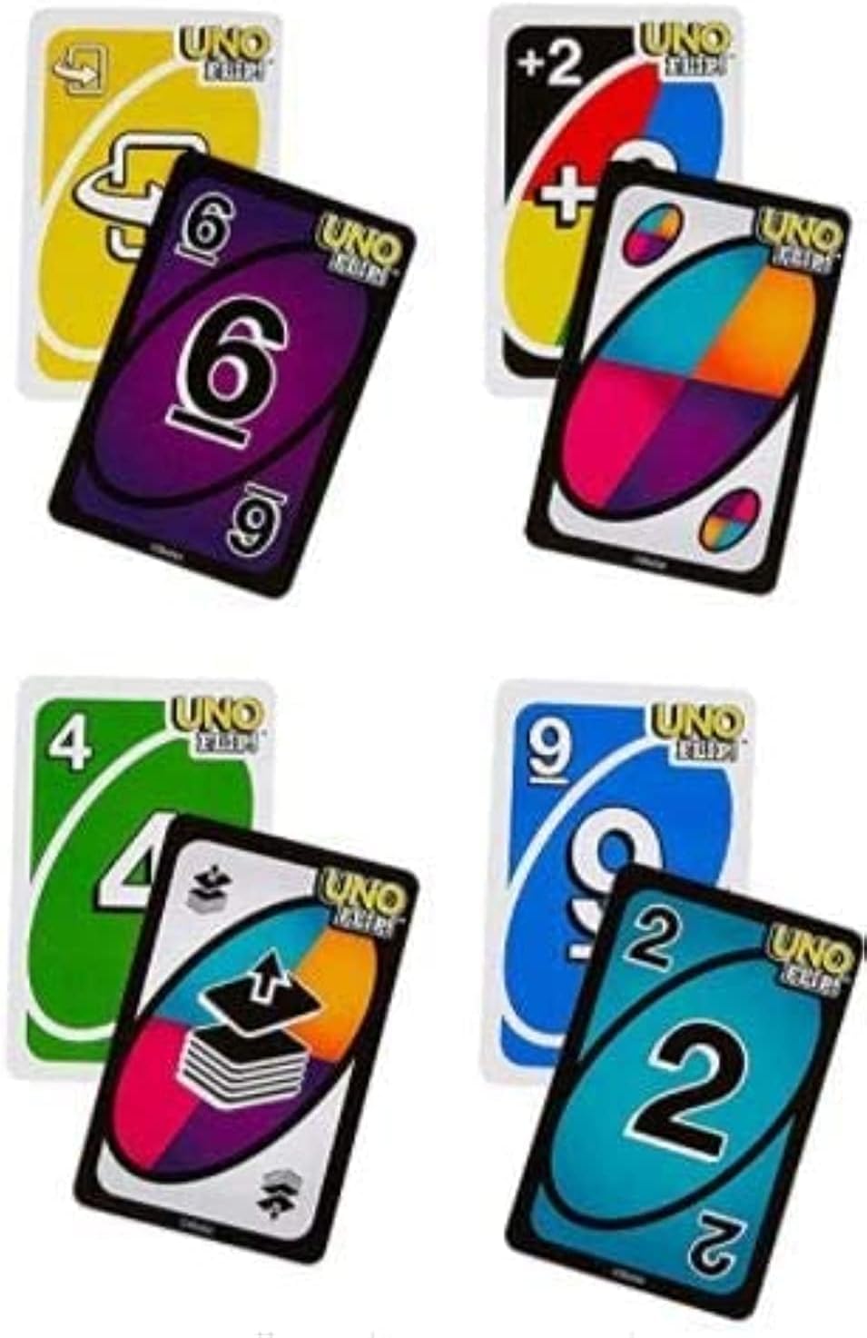 Mattel Uno No Mercy, Flip & Phase 10 Card Game Combo Pack – 3 Classic Party Games