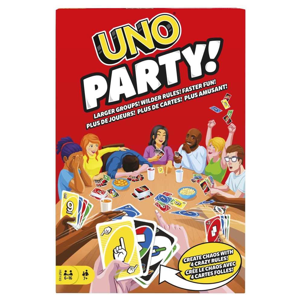 Mattel UNO Party - Faster Fun for Larger Groups with Wilder Rules