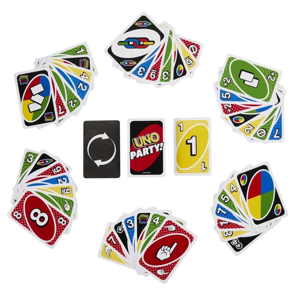Mattel UNO Party - Faster Fun for Larger Groups with Wilder Rules