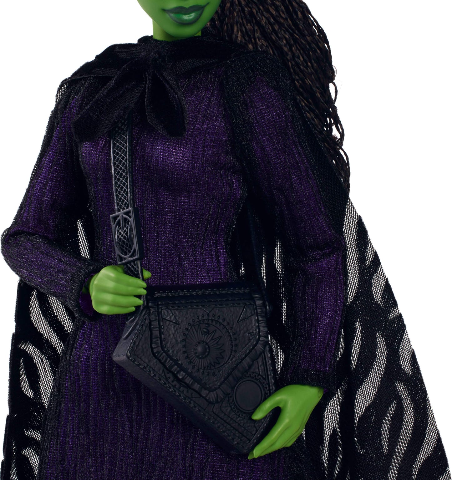 Mattel Universal Wicked Deluxe Elphaba Doll – 11-Point Articulation, Cape, Hat & Accessories
