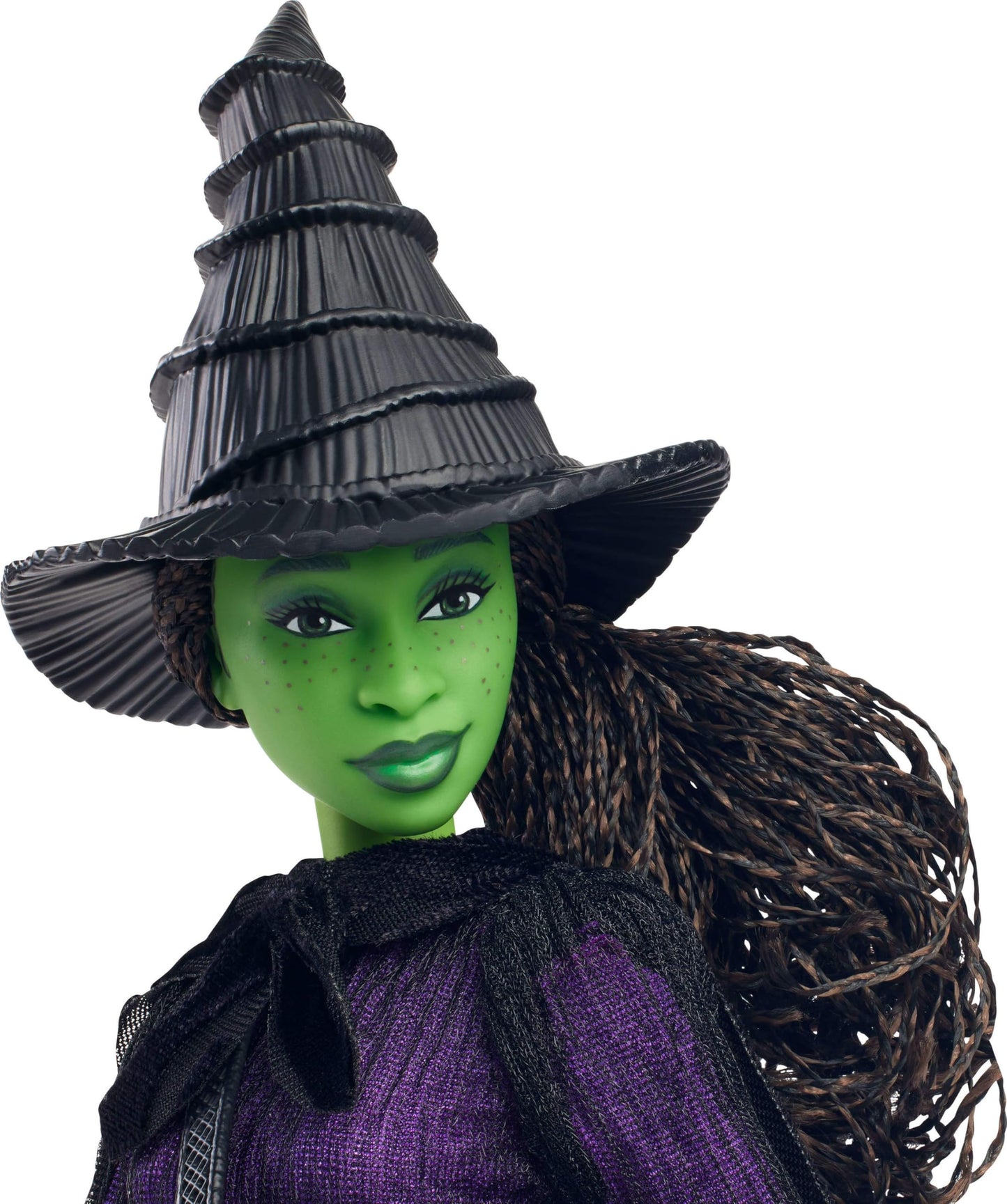Mattel Universal Wicked Deluxe Elphaba Doll – 11-Point Articulation, Cape, Hat & Accessories