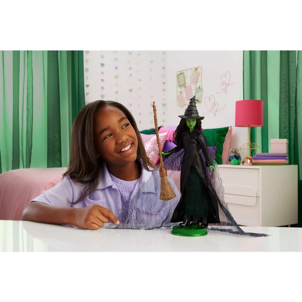 Mattel Wicked: For Good Deluxe Elphaba Fashion Doll – Removable Outfit & 4 Accessories (Inspired by Universal Pictures)