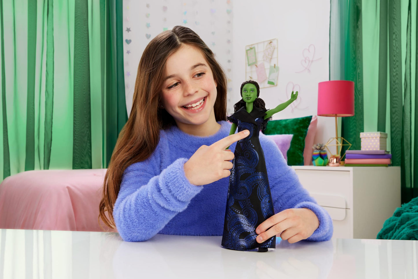 Mattel Universal Pictures Wicked: For Good Elphaba Singing Doll with Removable Outfit