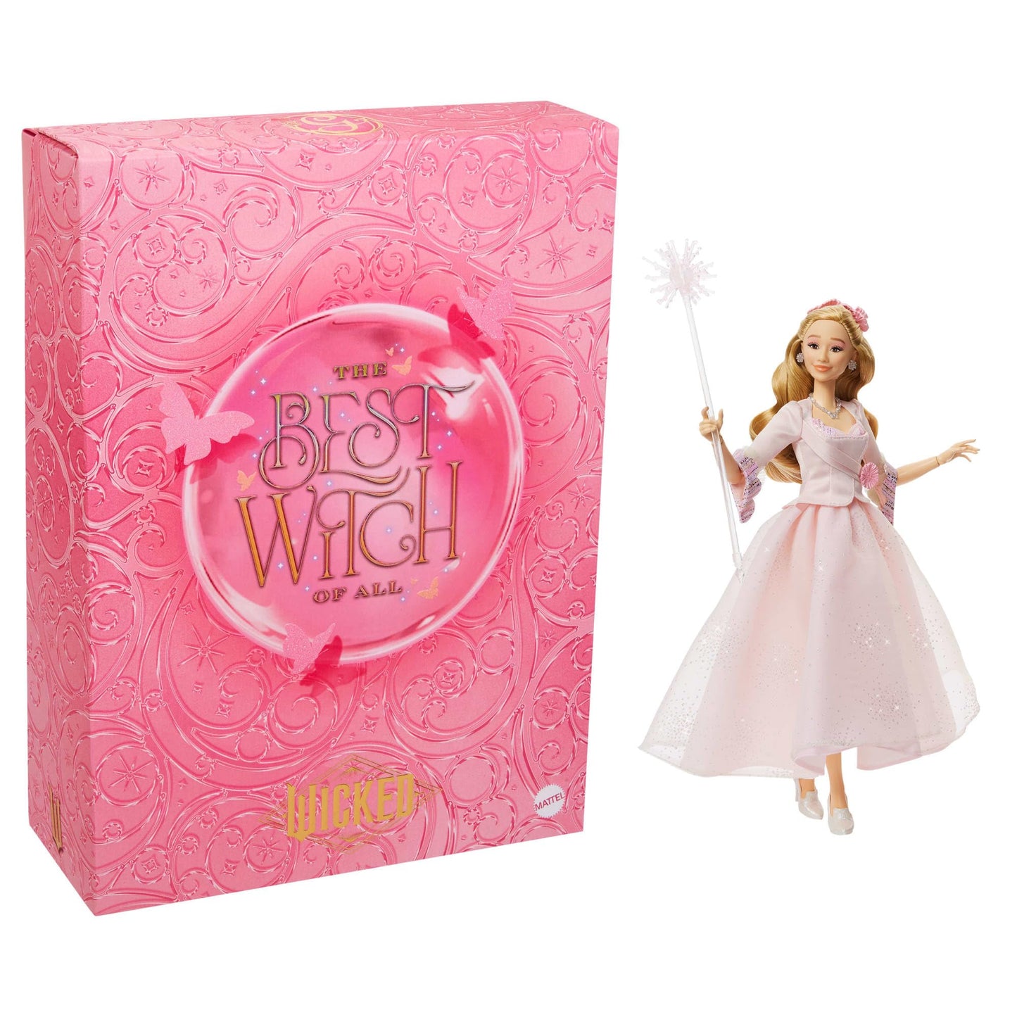 Mattel Wicked Glinda Fashion Doll – Amazon Exclusive with Removable Outfit