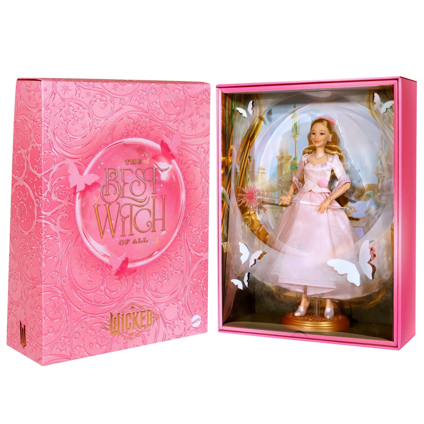 Mattel Wicked Glinda Fashion Doll – Amazon Exclusive with Removable Outfit