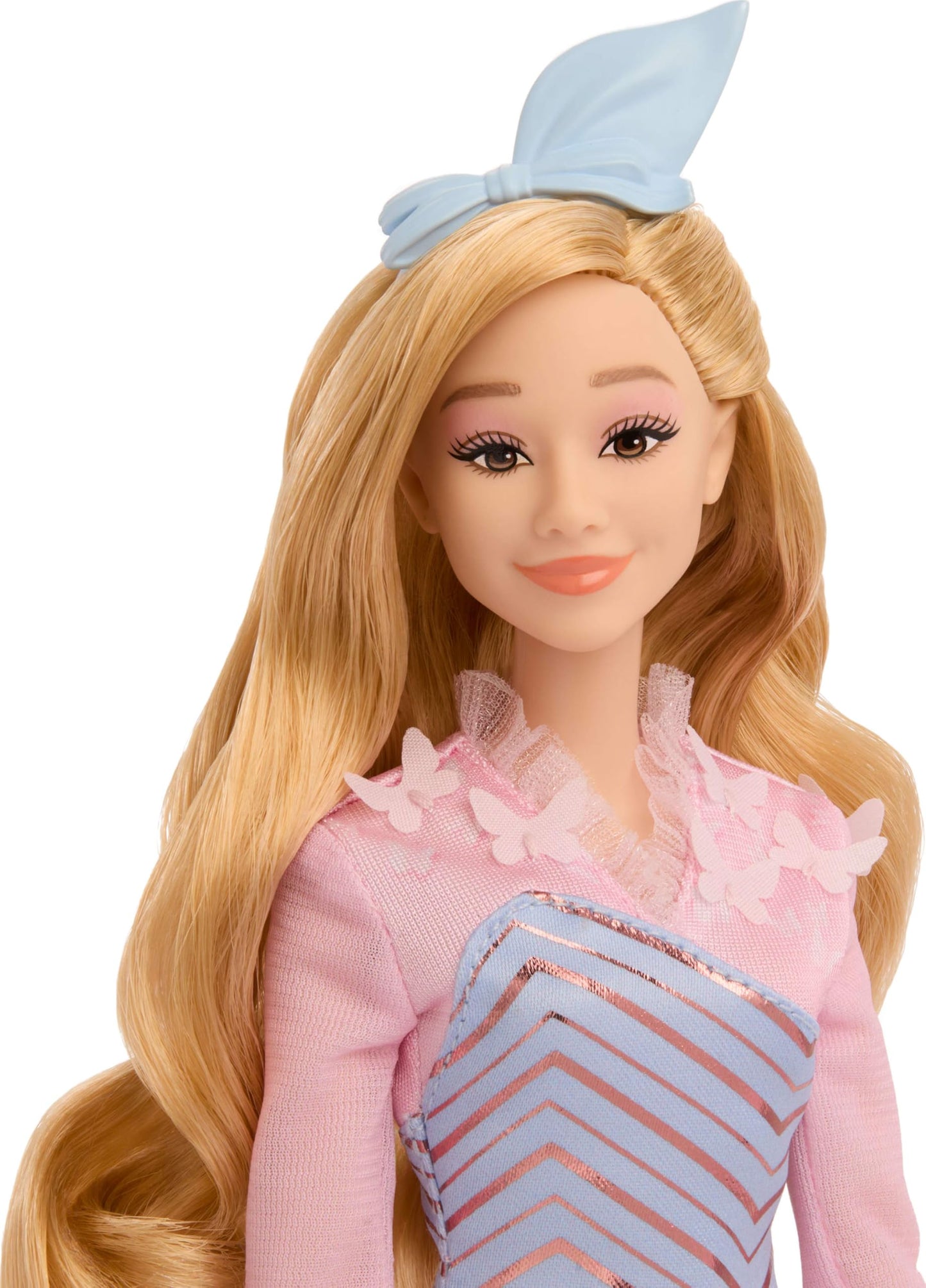 Mattel Universal Wicked Glinda Fashion Doll & Accessories – Styled Blonde Hair, Removable School Uniform