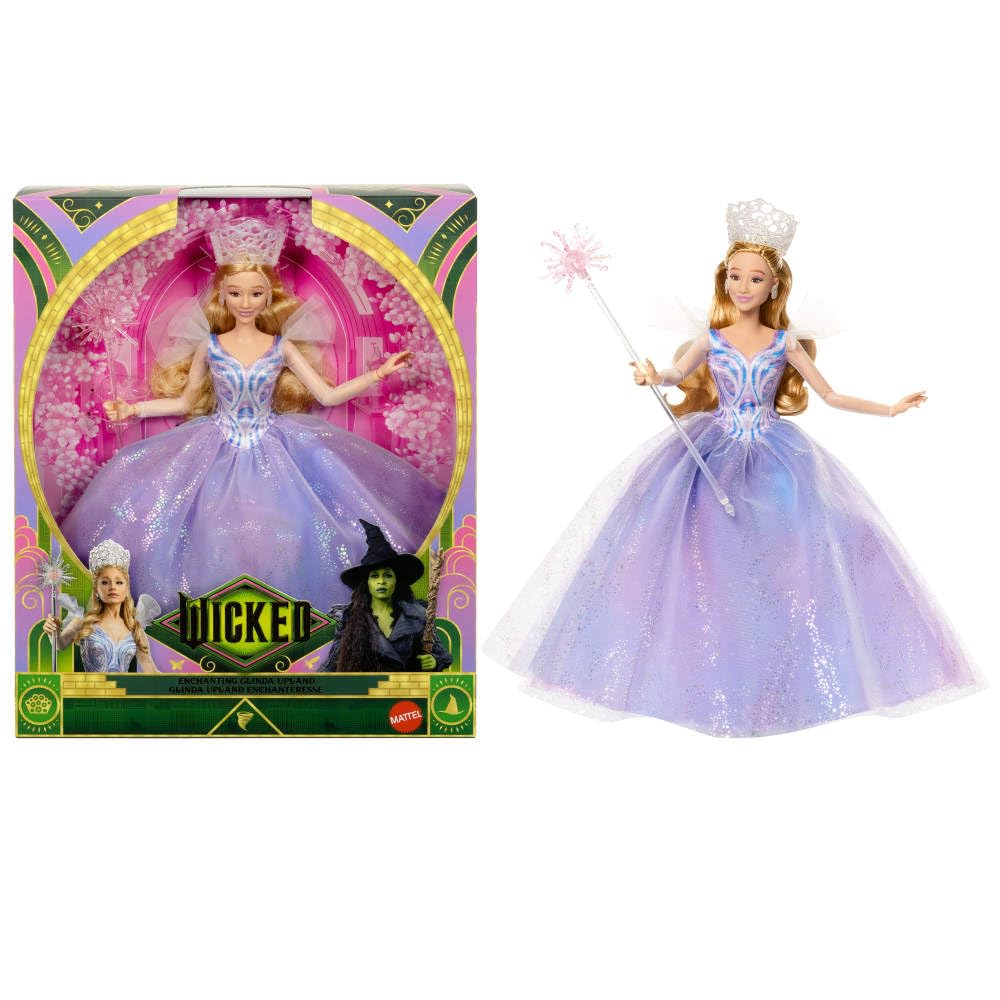 Mattel Wicked Glinda Deluxe Fashion Doll – For Good, Removable Outfit & Accessories