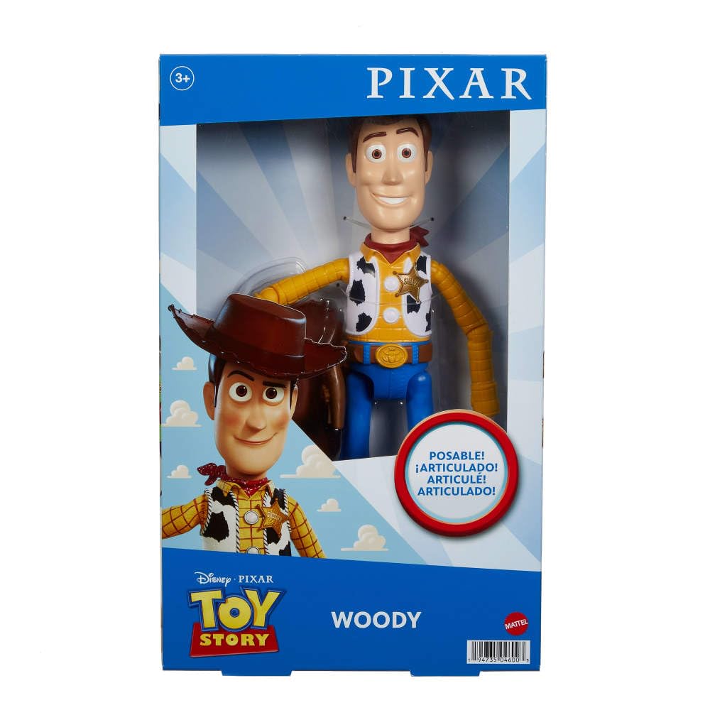 Mattel Toy Story Woody Large 12.25-Inch Posable Action Figure with Removable Hat