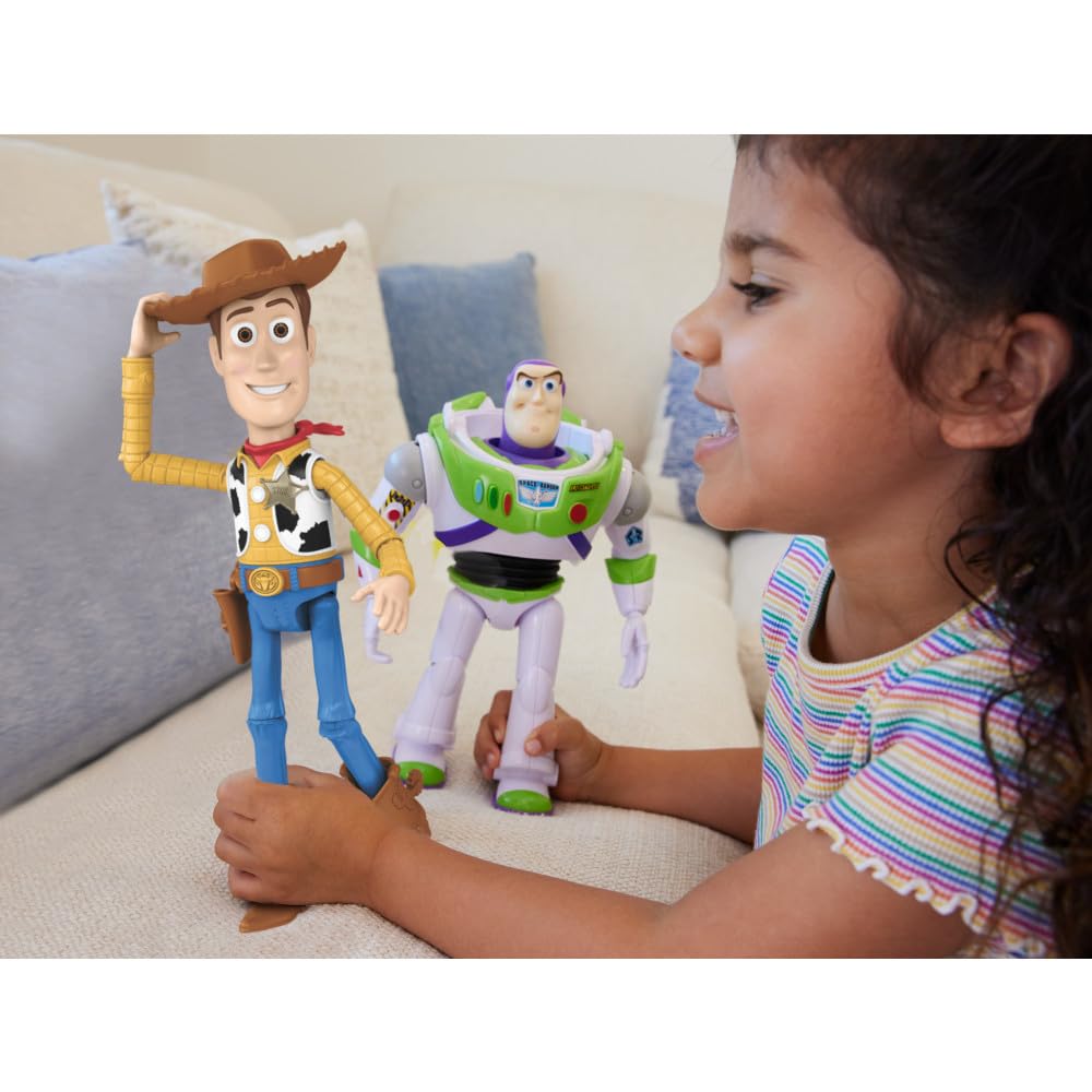 Mattel Toy Story Woody Large 12.25-Inch Posable Action Figure with Removable Hat