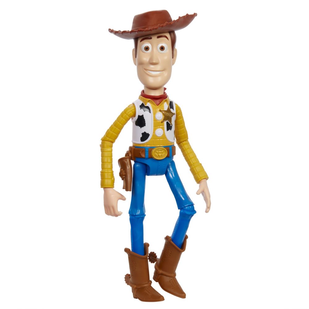 Mattel Toy Story Woody Large 12.25-Inch Posable Action Figure with Removable Hat