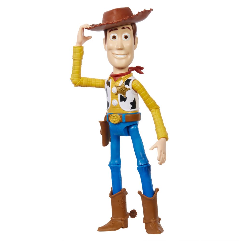 Mattel Toy Story Woody Large 12.25-Inch Posable Action Figure with Removable Hat