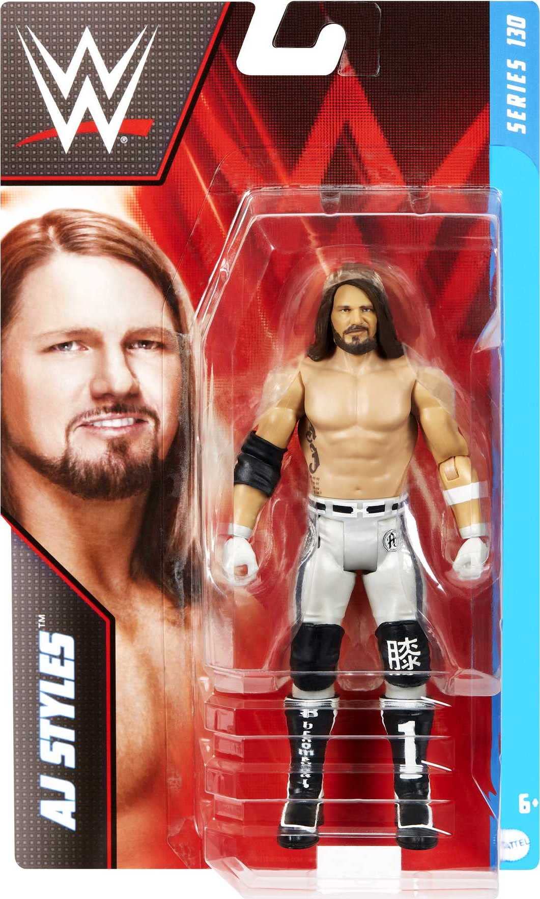 Mattel WWE Aj Styles Action Figure – 6-Inch Poseable Collectible (Ages 6+)