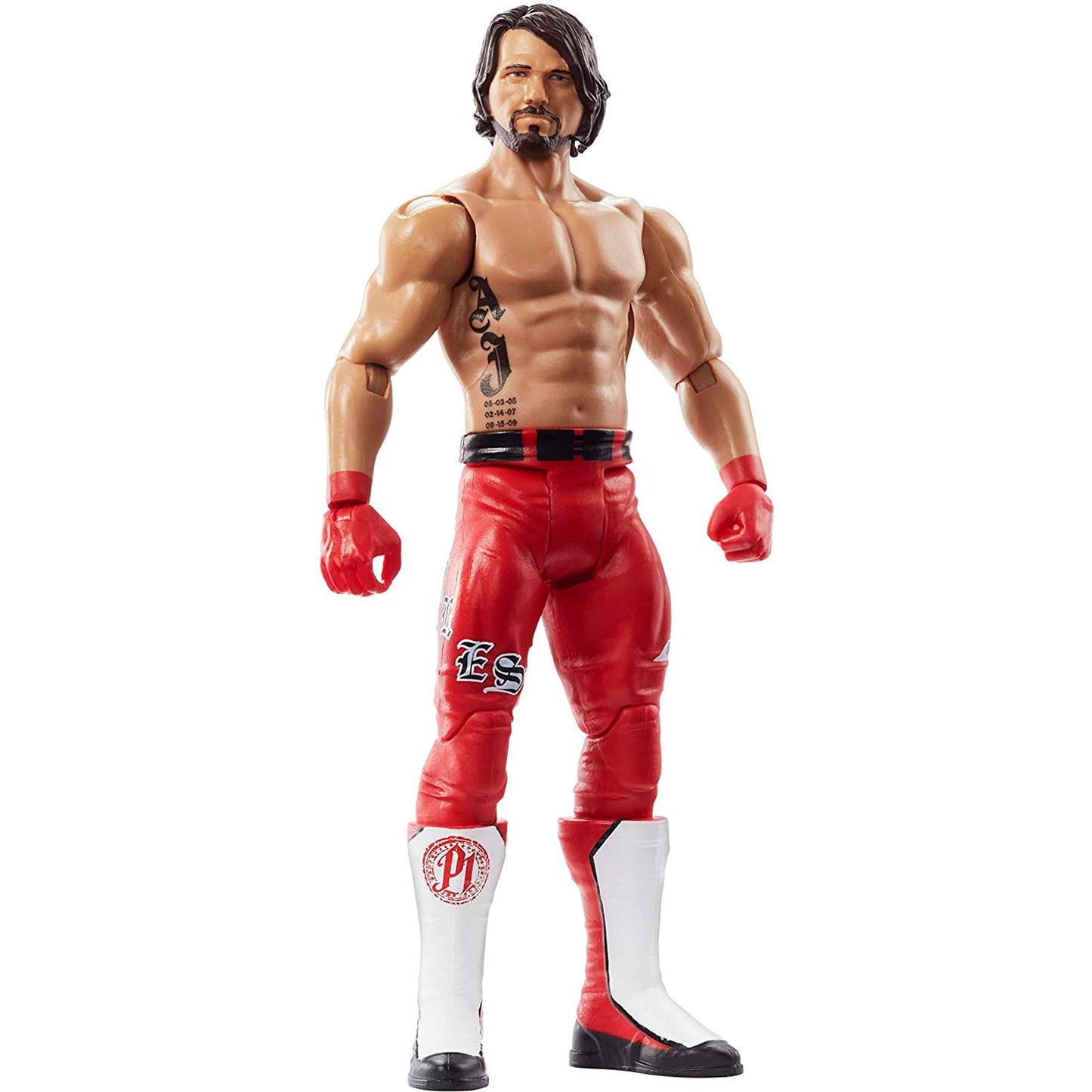 Mattel WWE AJ Styles Action Figure – 6-Inch Series #101 with Articulation & Ring Gear