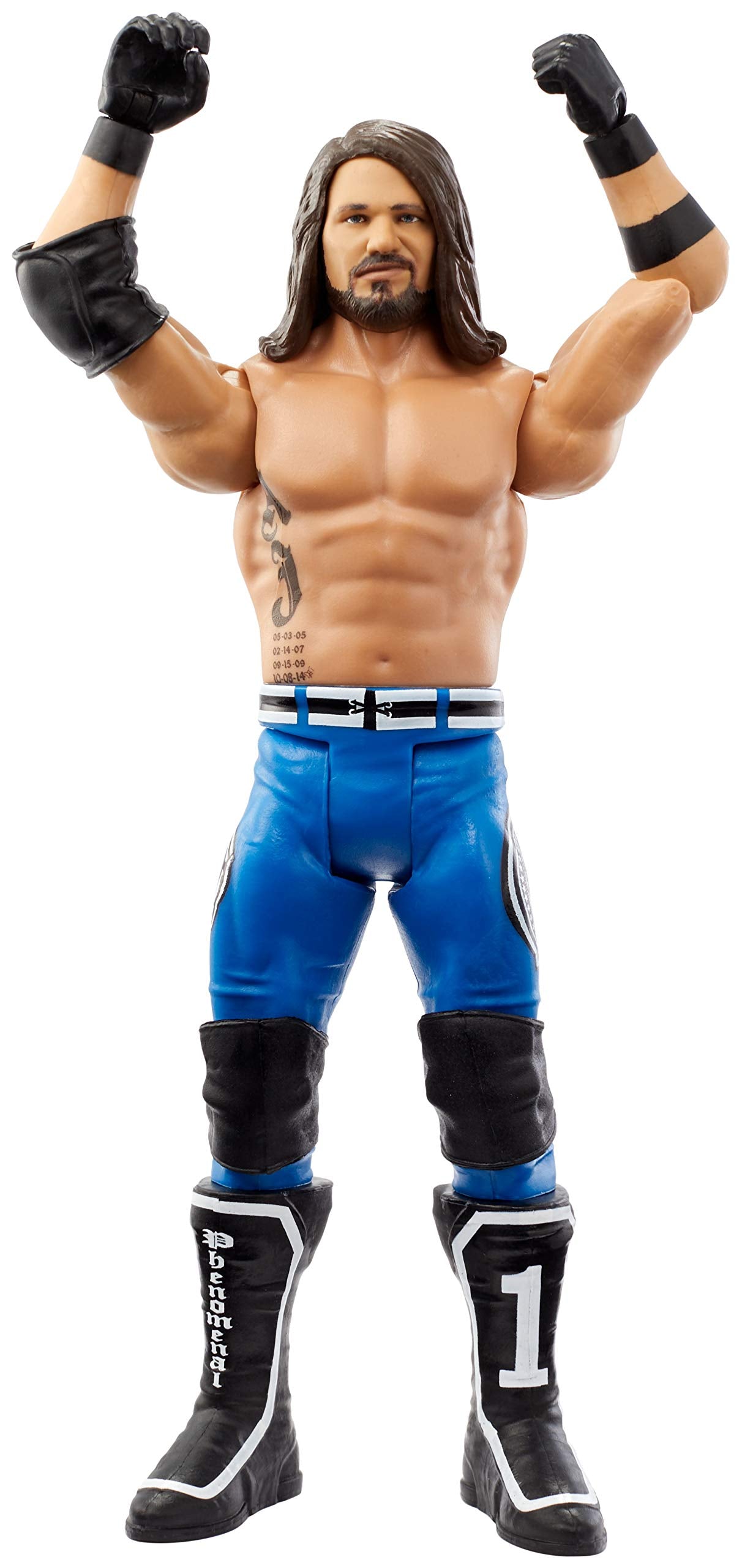 Mattel WWE AJ Styles Action Figure – 6-Inch Series #101 with Articulation & Ring Gear