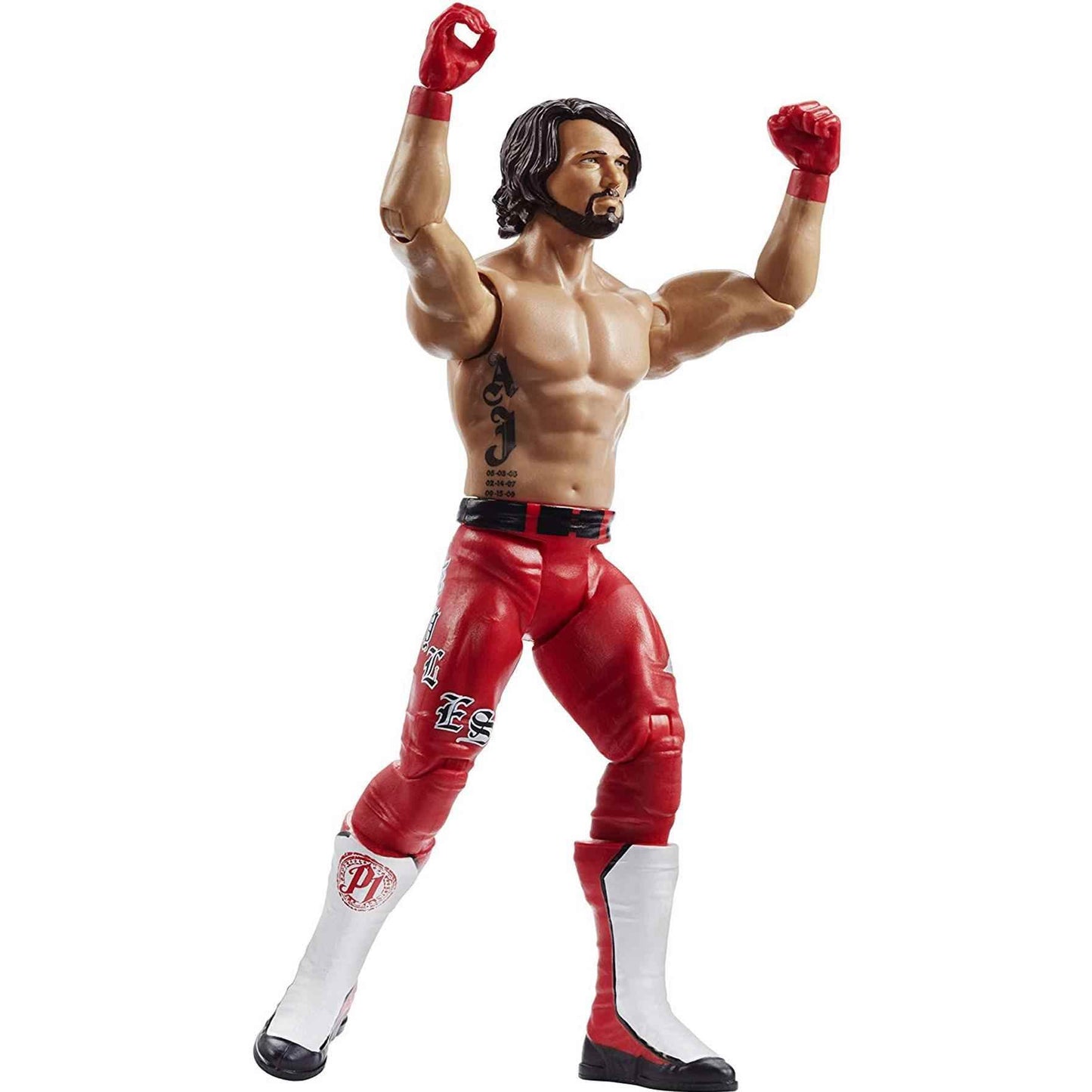 Mattel WWE AJ Styles Action Figure – 6-Inch Series #101 with Articulation & Ring Gear