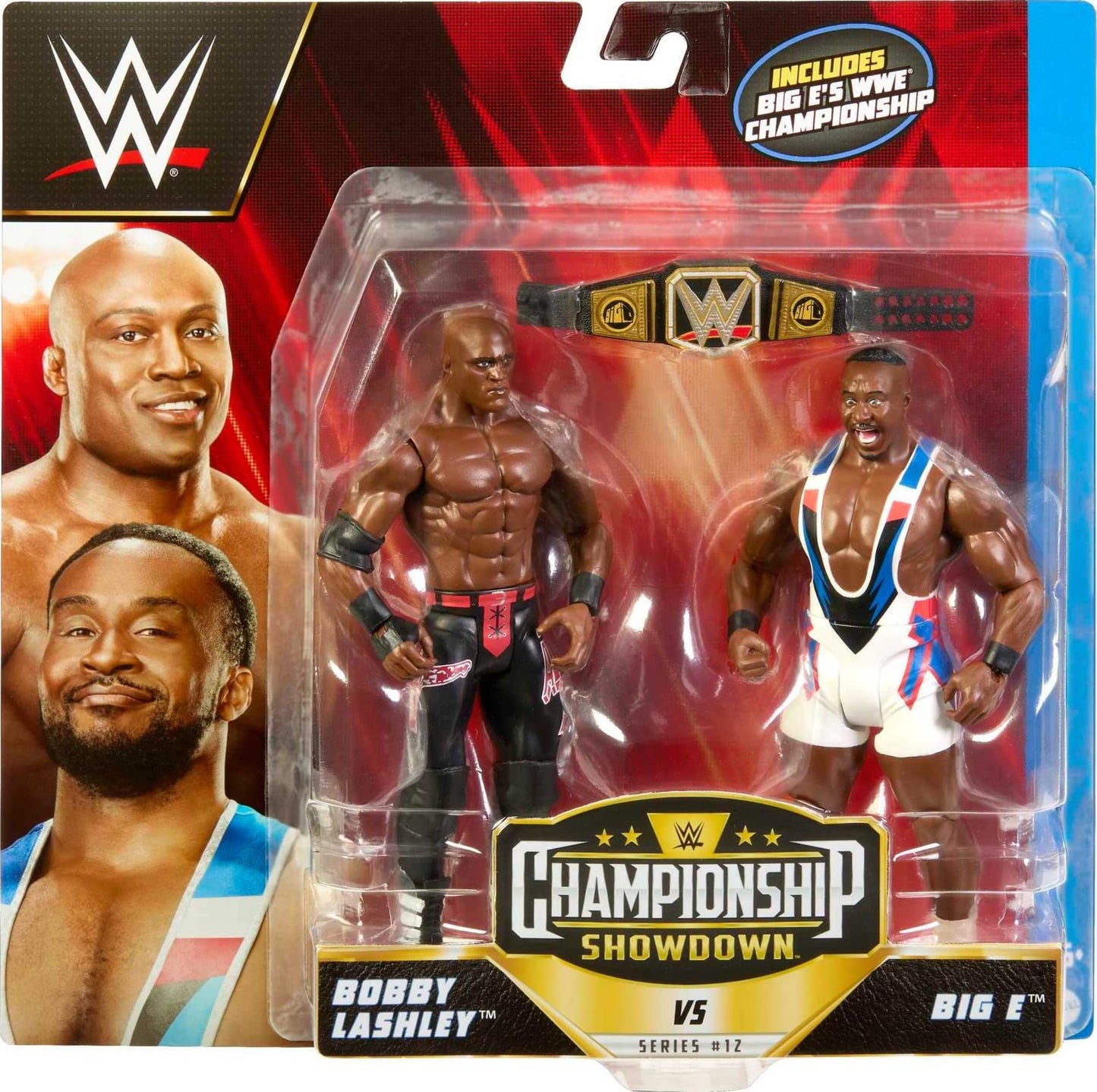 Mattel WWE Big E vs Bobby Lashley 2-Pack – 6-Inch Championship Showdown Figures