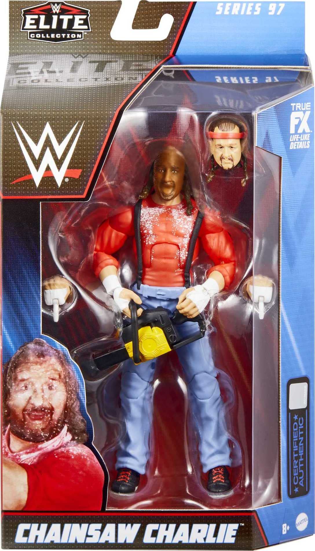 Mattel WWE Chainsaw Charlie Elite Collection Action Figure – 6-Inch