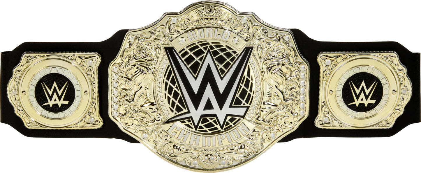 Mattel WWE Championship Belt – 3+ ft Leather-Like Kids Role-Play Title