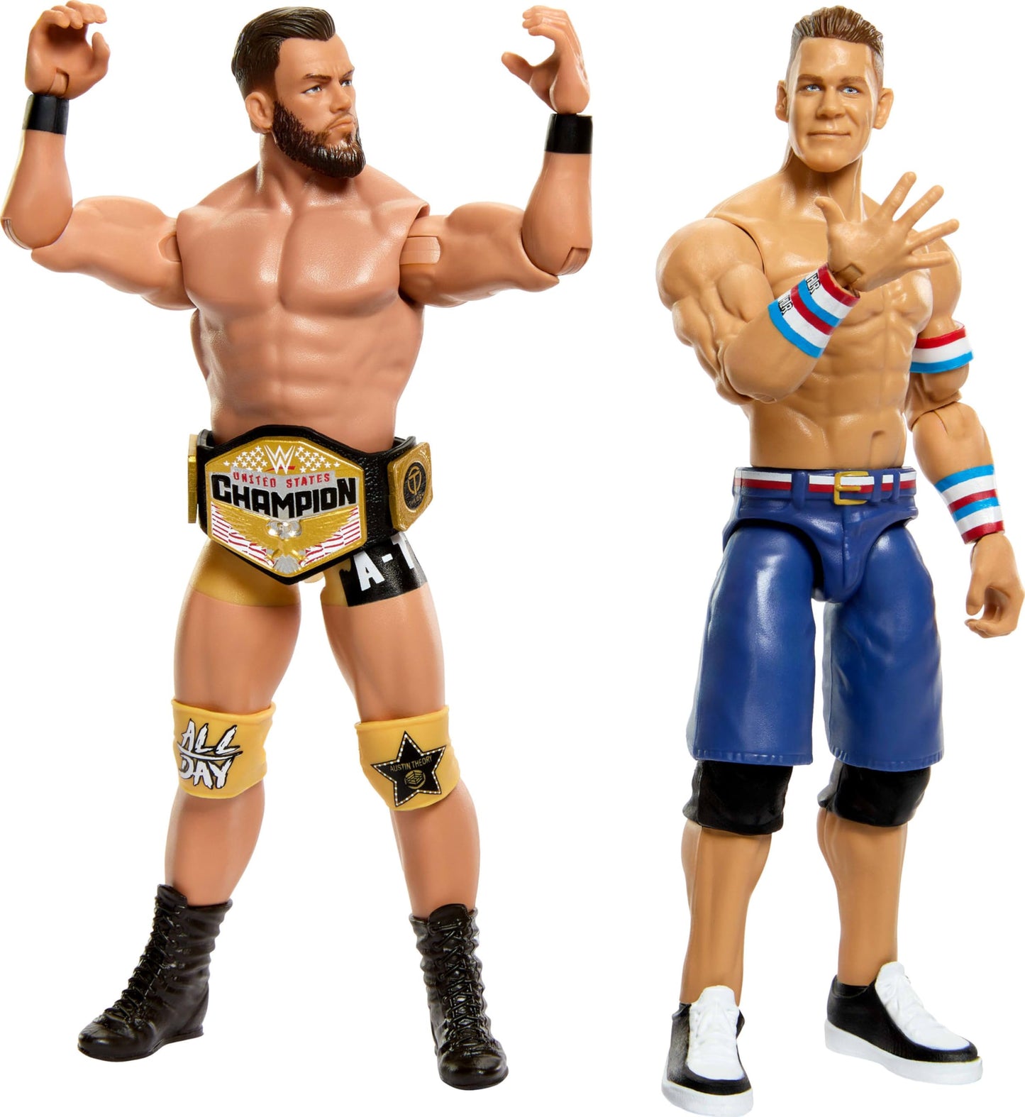 Mattel WWE Championship Showdown 2-Pack: John Cena vs Austin Theory (Series #17) – 6-Inch Figures