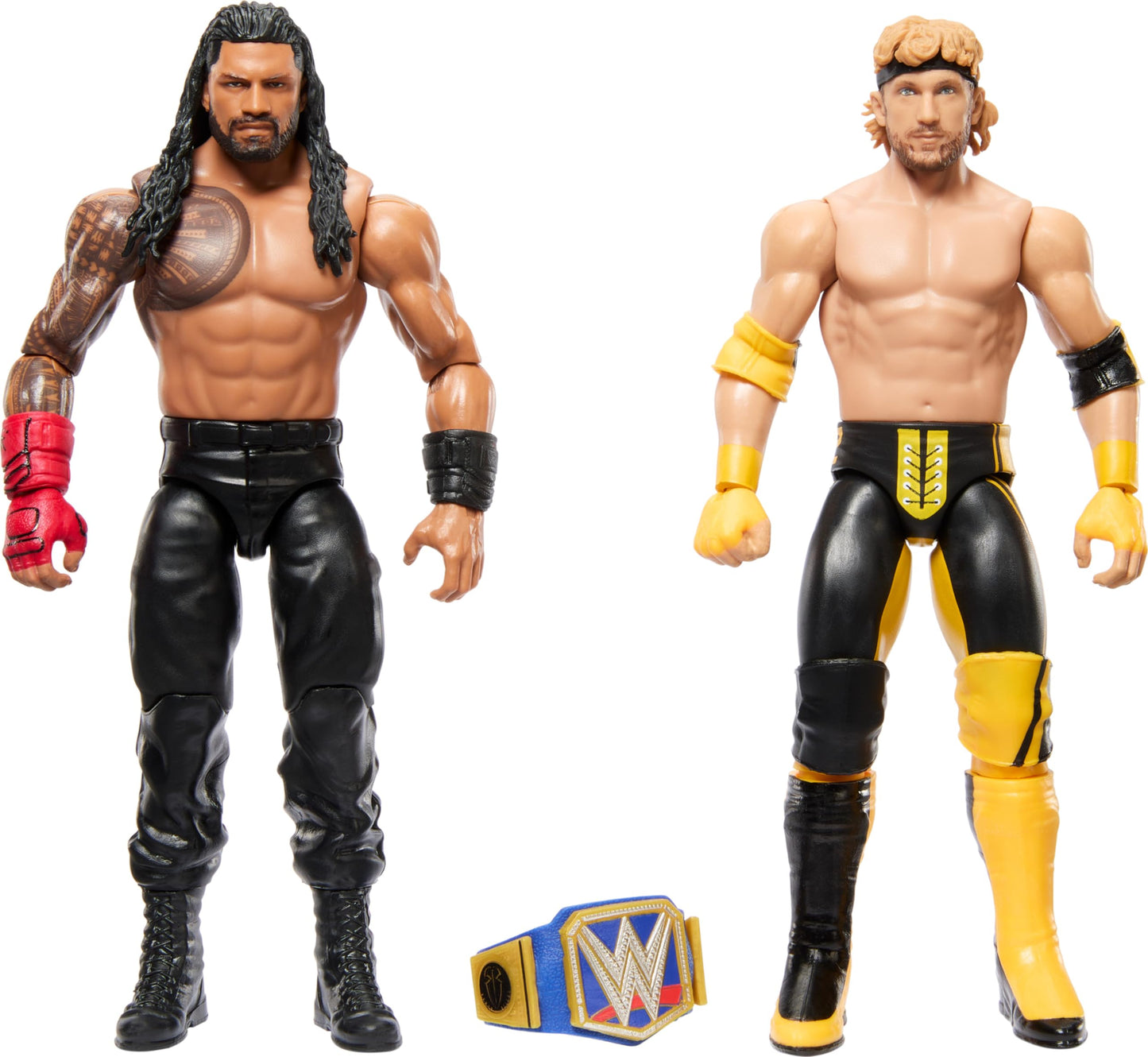 Mattel WWE Championship Showdown: Roman Reigns vs Logan Paul 2-Pack – 6-Inch Figures