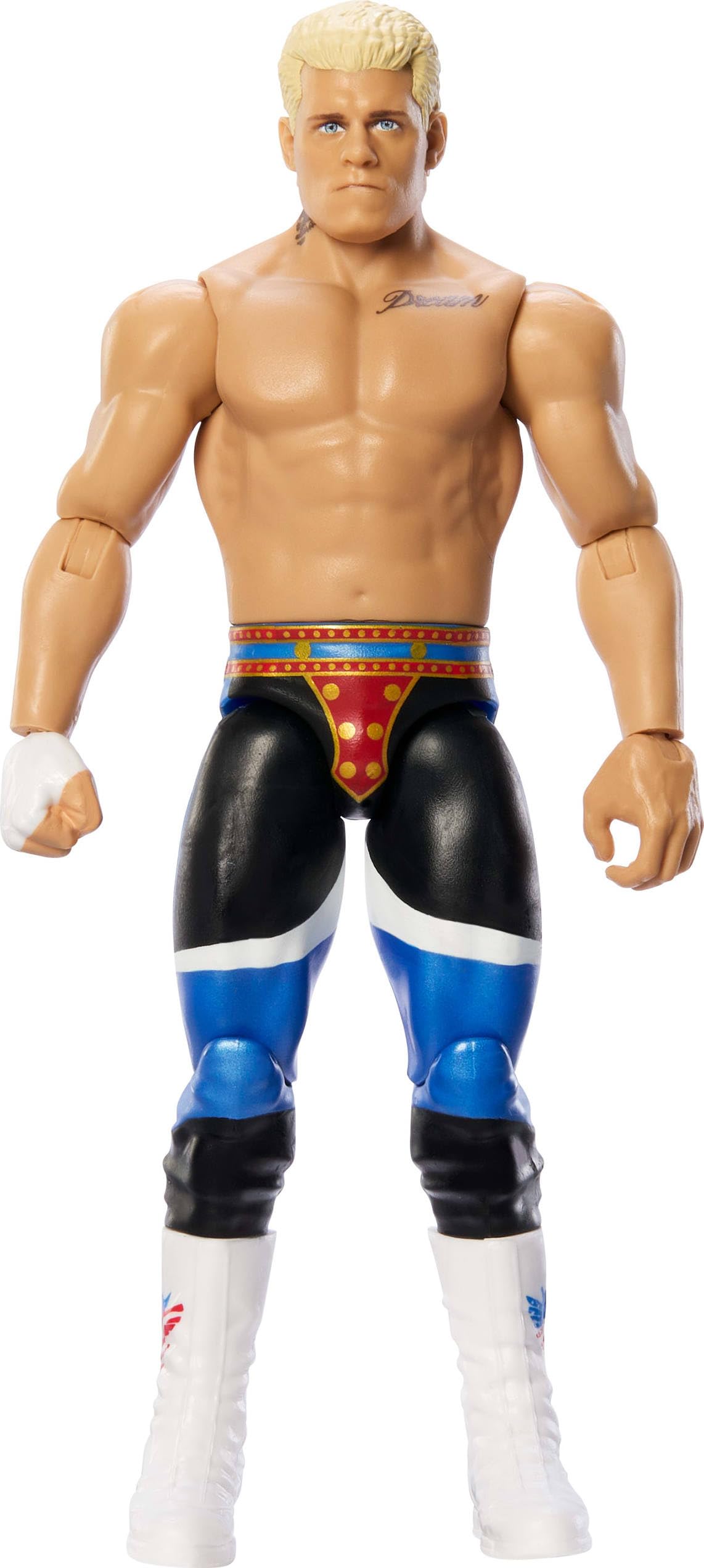 Mattel WWE Cody Rhodes Action Figure – The American Nightmare, 6-Inch Main Event Series #153 | 10 Points of Articulation