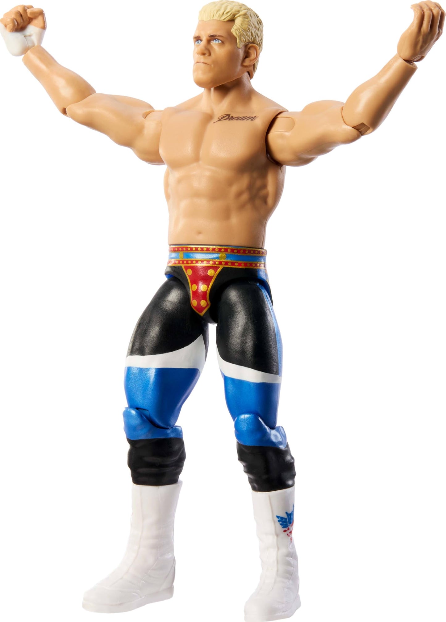 Mattel WWE Cody Rhodes Action Figure – The American Nightmare, 6-Inch Main Event Series #153 | 10 Points of Articulation