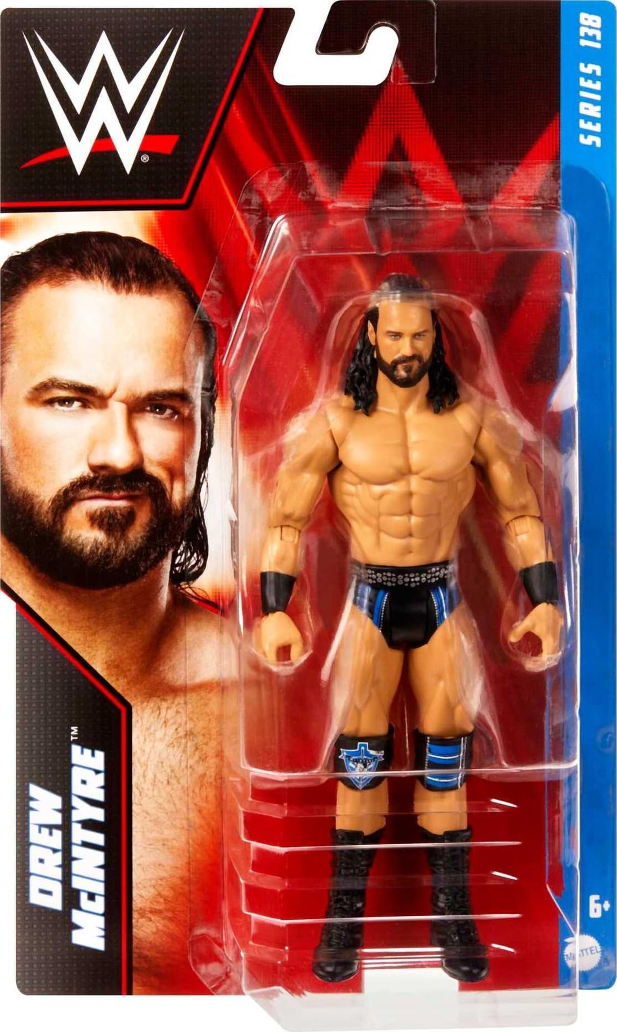 Mattel WWE Drew McIntyre Basic Action Figure – 6-Inch Collectible with 10 Points of Articulation & TrueFX