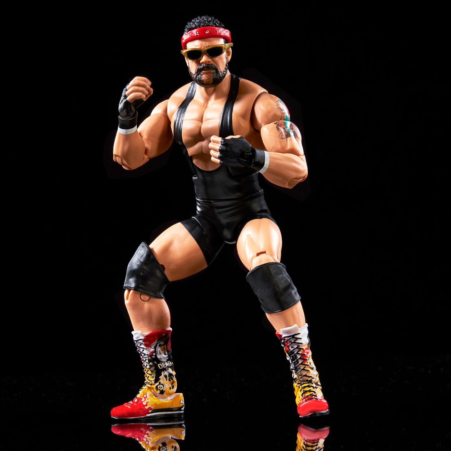 Mattel WWE Elite Rick Steiner 6-Inch Action Figure – 25 Points, Swappable Hands, Series 104