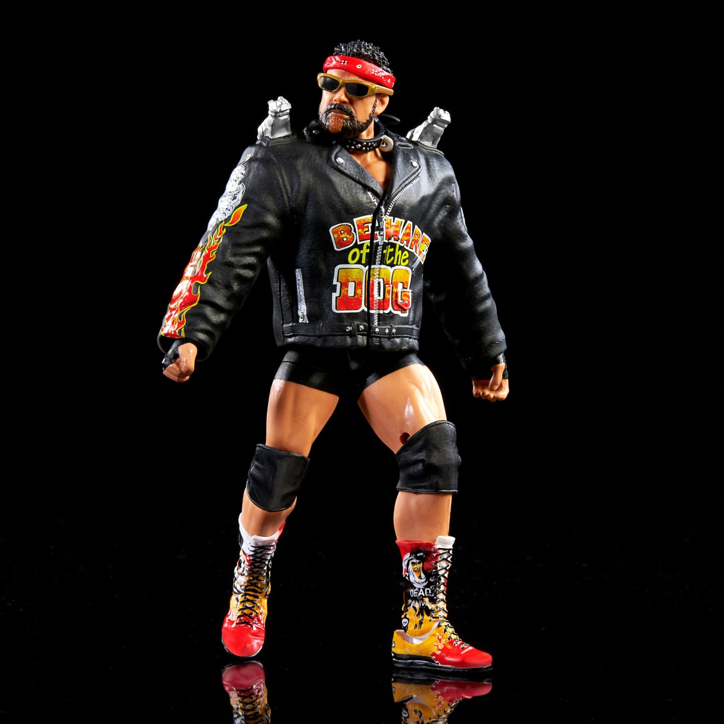 Mattel WWE Elite Rick Steiner 6-Inch Action Figure – 25 Points, Swappable Hands, Series 104