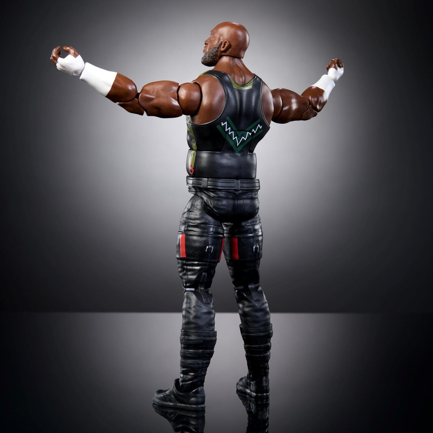 Mattel WWE Elite Series #108 Omos: 6-Inch Figure with 25 Points of Articulation, TrueFX & Swappable Hands