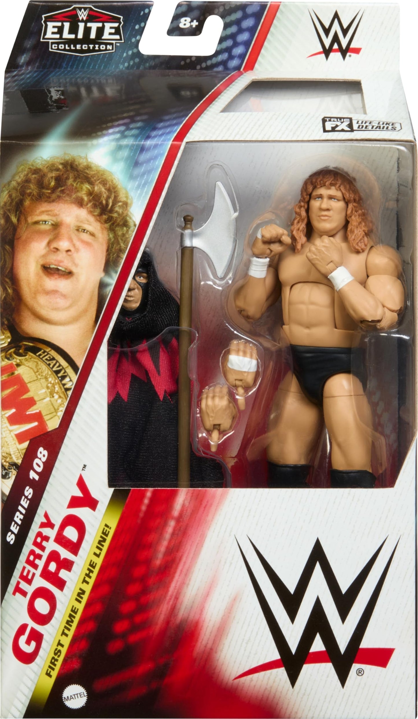 Mattel WWE Elite Series 108 Terry Gordon 6-Inch Figure – 25 Points of Articulation