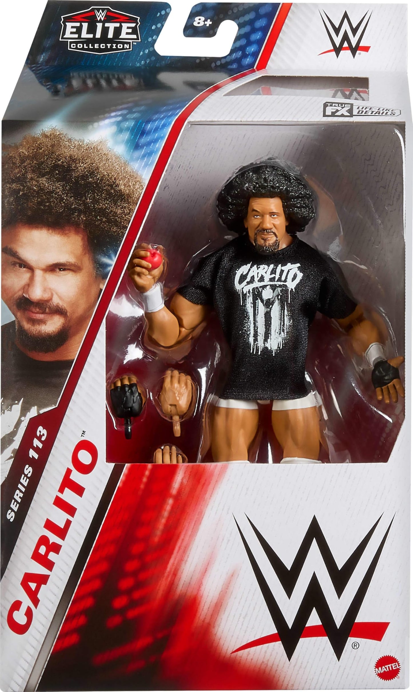 Mattel WWE Elite John Carlito Figure – 6-Inch Collectible with 25 Points of Articulation & Swappable Hands