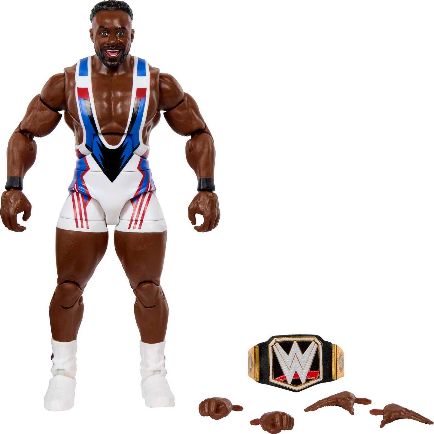 Mattel WWE Elite Series 98 Big E 6-Inch Action Figure – 25-Point Articulation & Swappable Hands