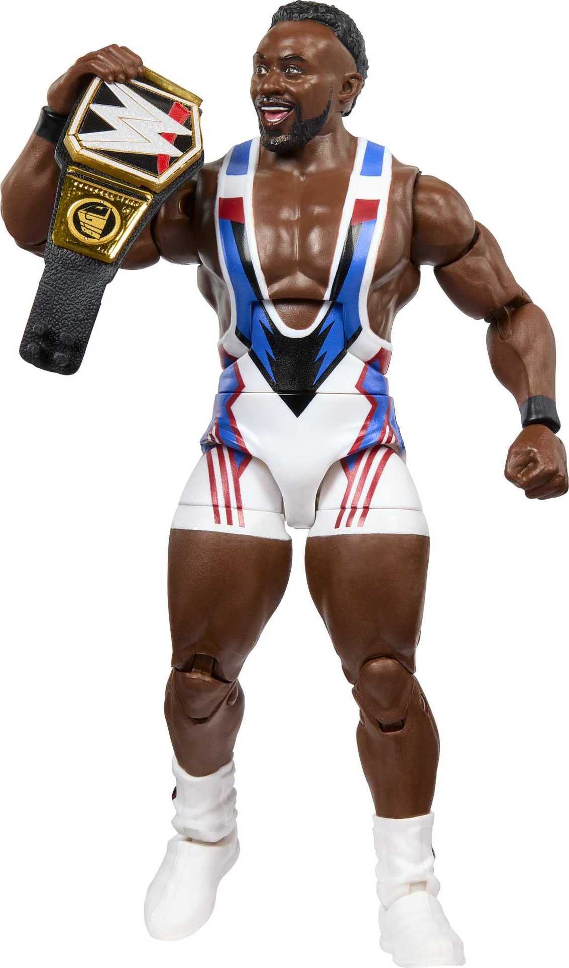 Mattel WWE Elite Series 98 Big E 6-Inch Action Figure – 25-Point Articulation & Swappable Hands