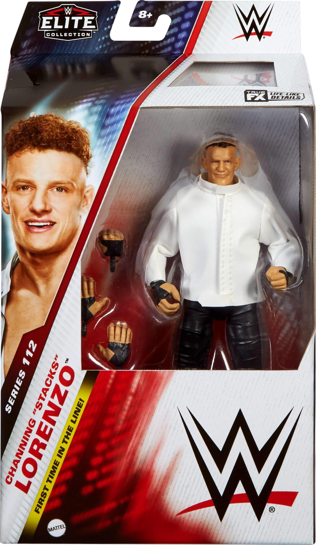 Mattel WWE Elite Action Figure – Channing 'Stacks' Lorenzo, 6-Inch Collectible with 25 Points of Articulation