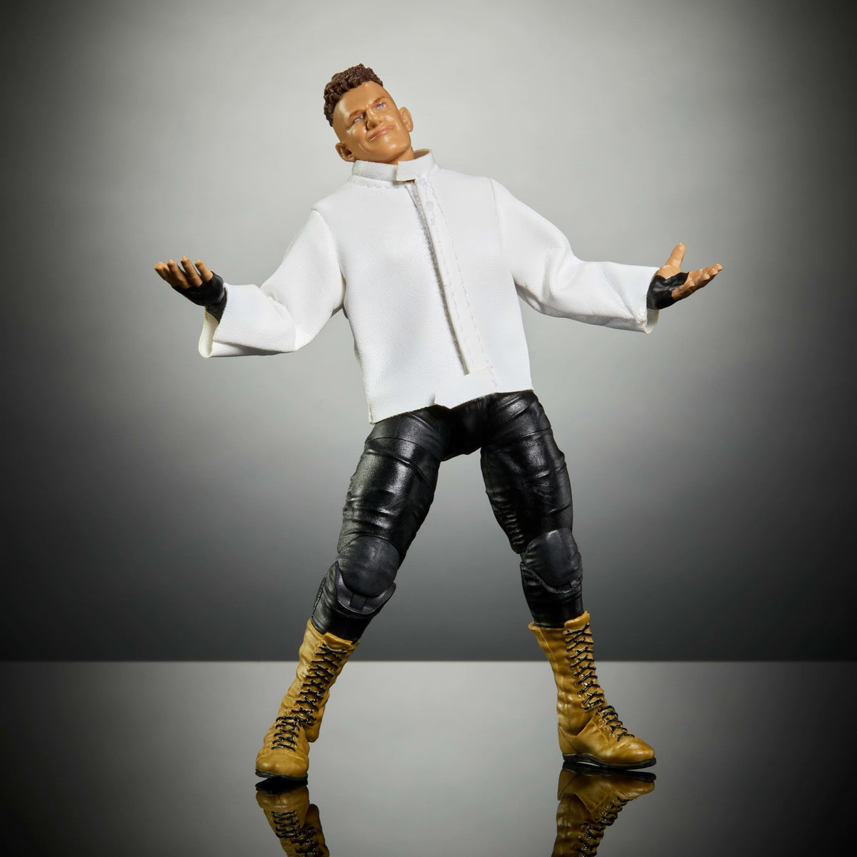 Mattel WWE Elite Action Figure – Channing 'Stacks' Lorenzo, 6-Inch Collectible with 25 Points of Articulation