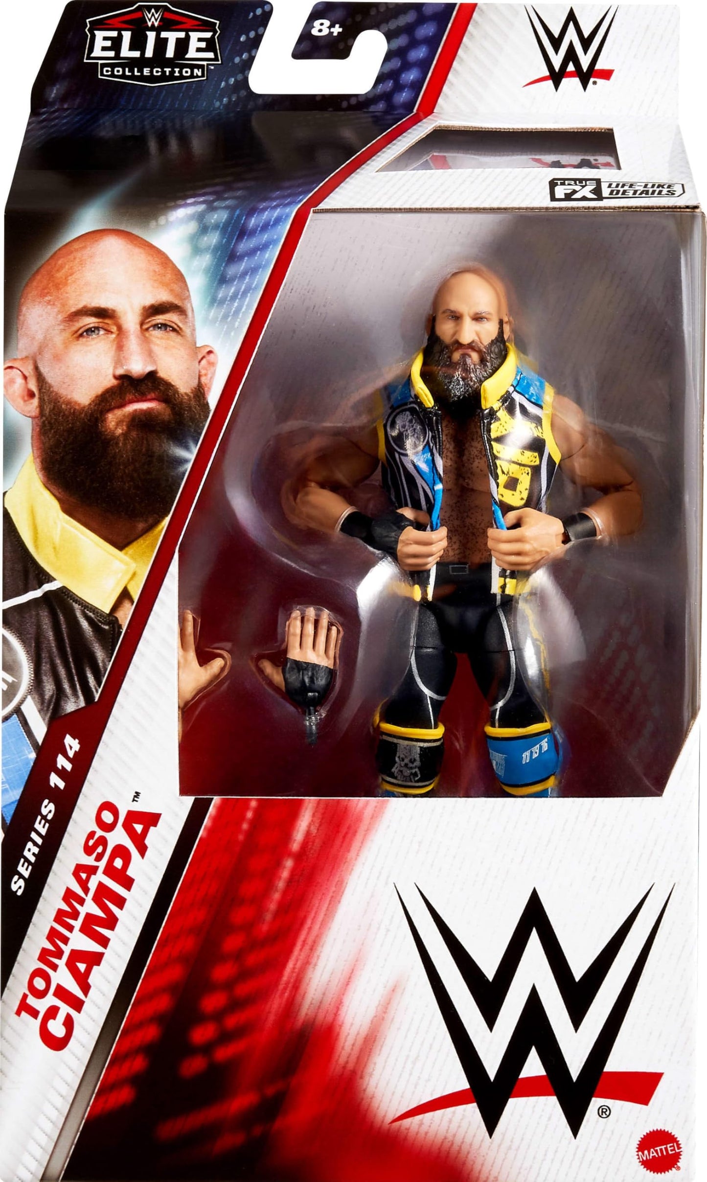 Mattel WWE Elite Ciampa Series #114 – 6-Inch Figure with 25 Points of Articulation