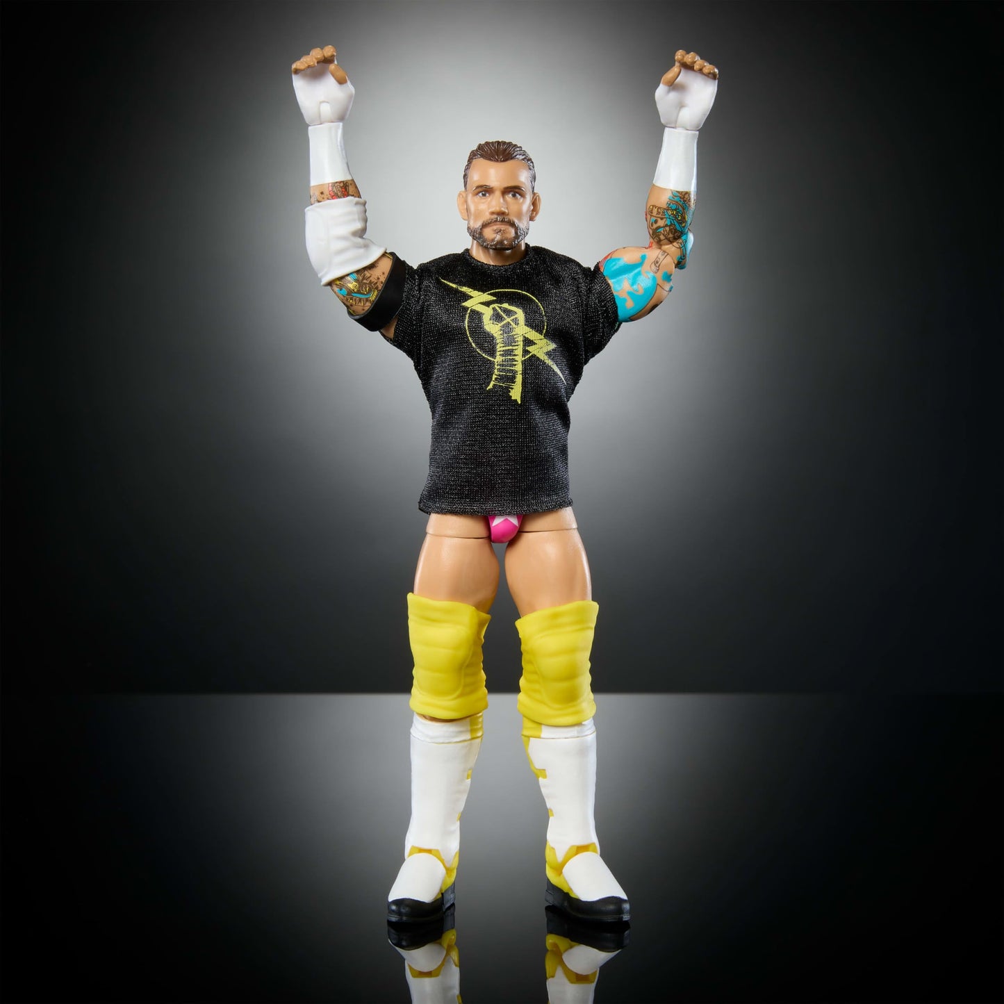 Mattel WWE Elite CM Punk Figure — 25-Point Articulation, Series 113