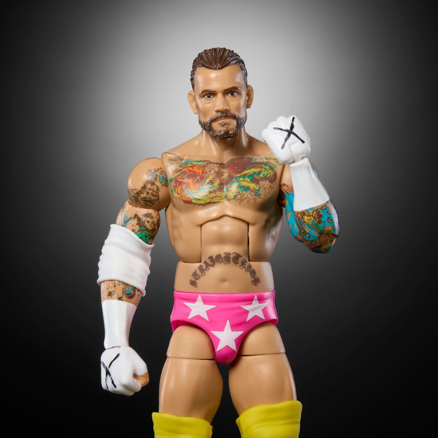 Mattel WWE Elite CM Punk Figure — 25-Point Articulation, Series 113