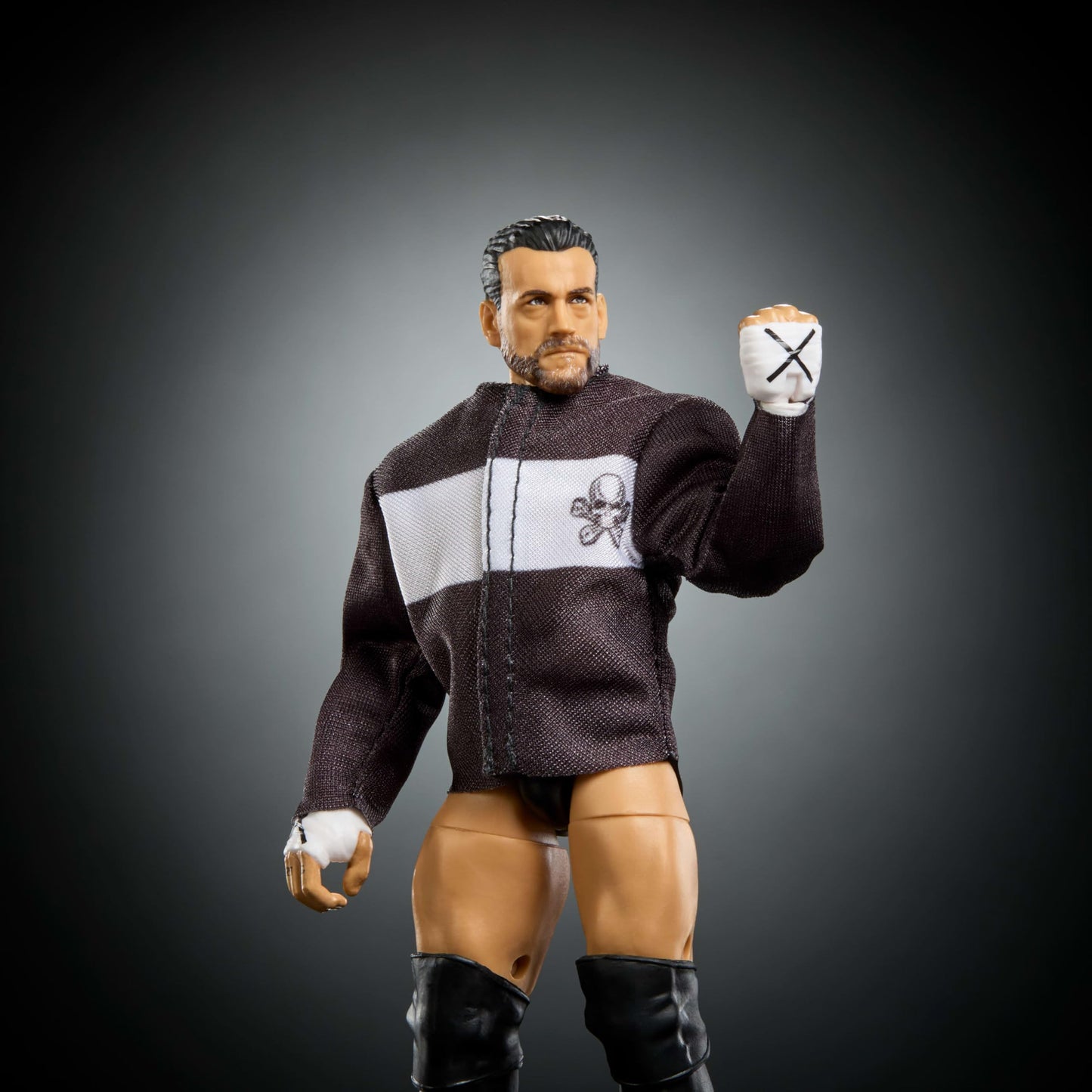 Mattel WWE Elite CM Punk Figure – 6-Inch Collectible with 25 Points of Articulation & Swappable Hands (Series 124)
