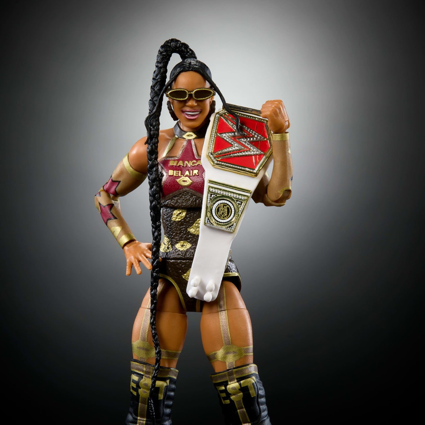 Mattel WWE Elite Collection Premium Live Event Bianca Belair Figure Set | WrestleMania Build-A-Figure Parts