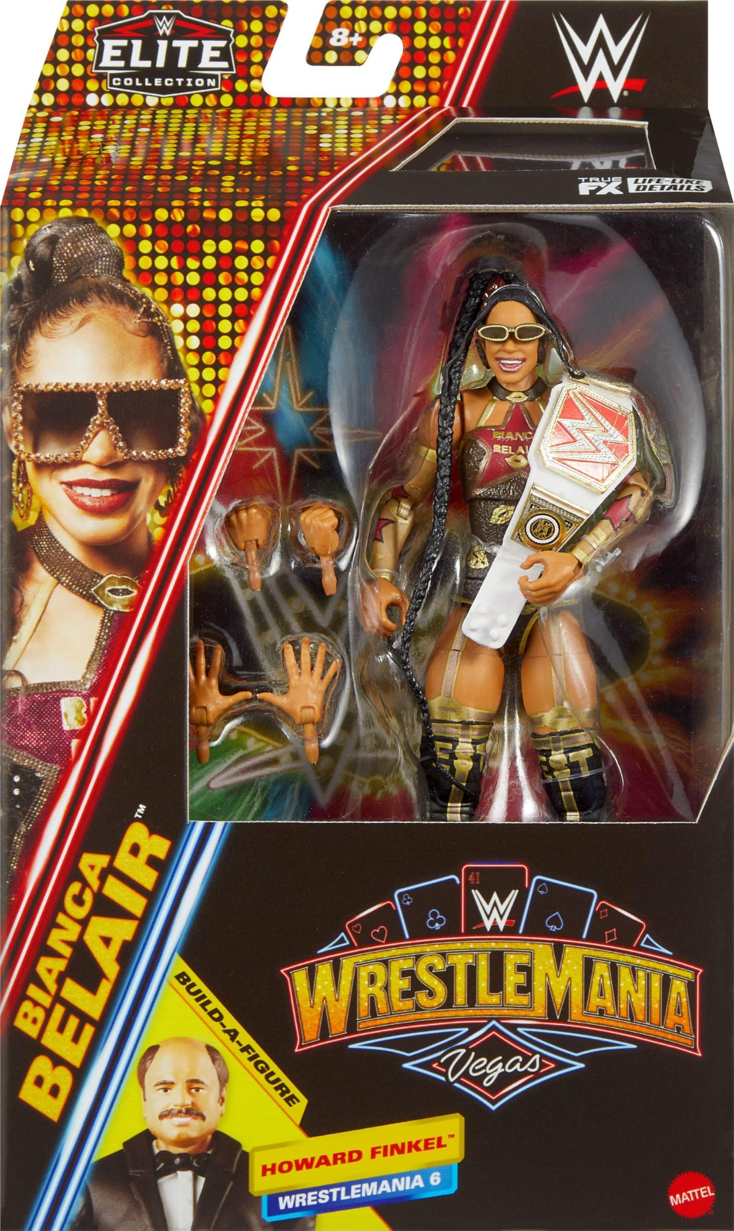 Mattel WWE Elite Collection Premium Live Event Bianca Belair Figure Set | WrestleMania Build-A-Figure Parts
