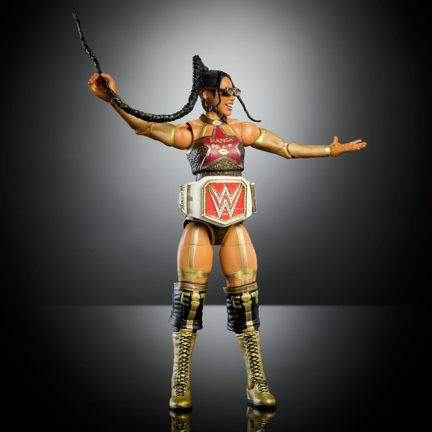 Mattel WWE Elite Collection Premium Live Event Bianca Belair Figure Set | WrestleMania Build-A-Figure Parts