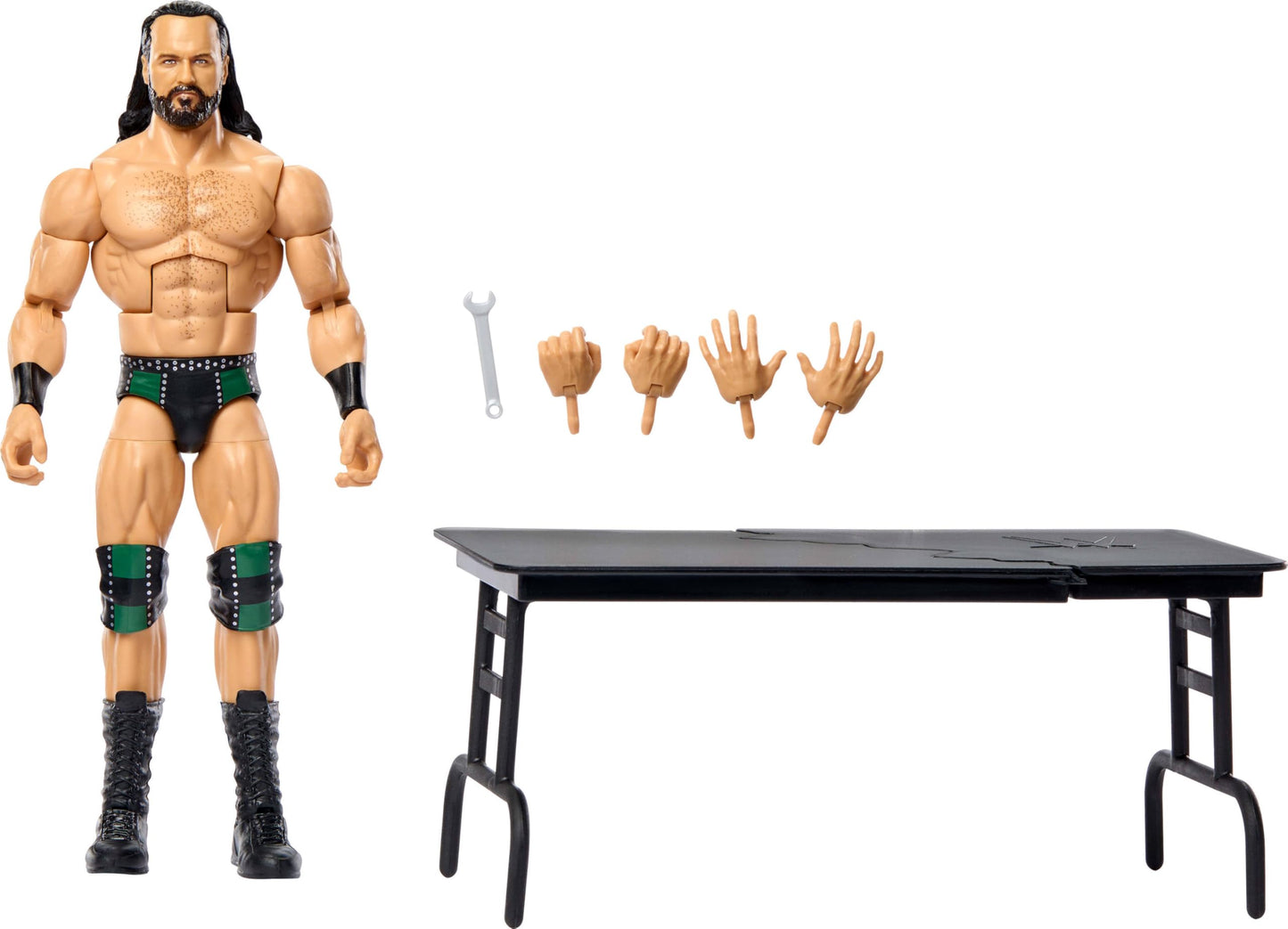 Mattel WWE Elite Drew McIntyre Figure – 6-Inch, 25 Points of Articulation, Swappable Hands, Series 123