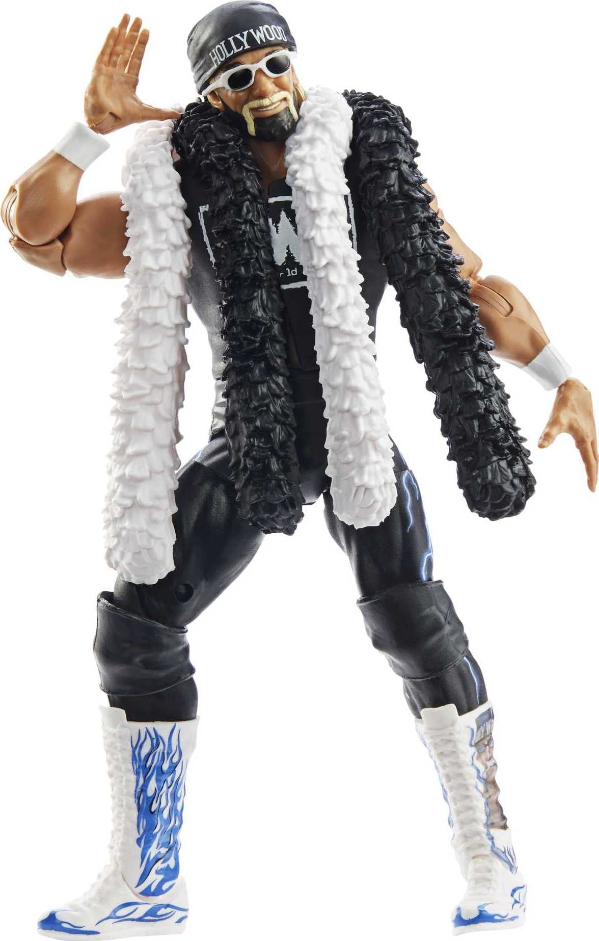 Mattel WWE Elite 6-Inch Hulk Hogan WrestleMania Figure with Accessory & Mean Gene Okerlund Build-A-Figure Parts