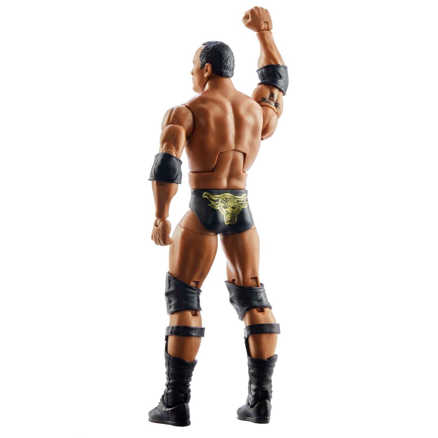 Mattel WWE The Rock WrestleMania Elite 6-Inch Figure with Accessory & Mean Gene Okerlund BAF Parts