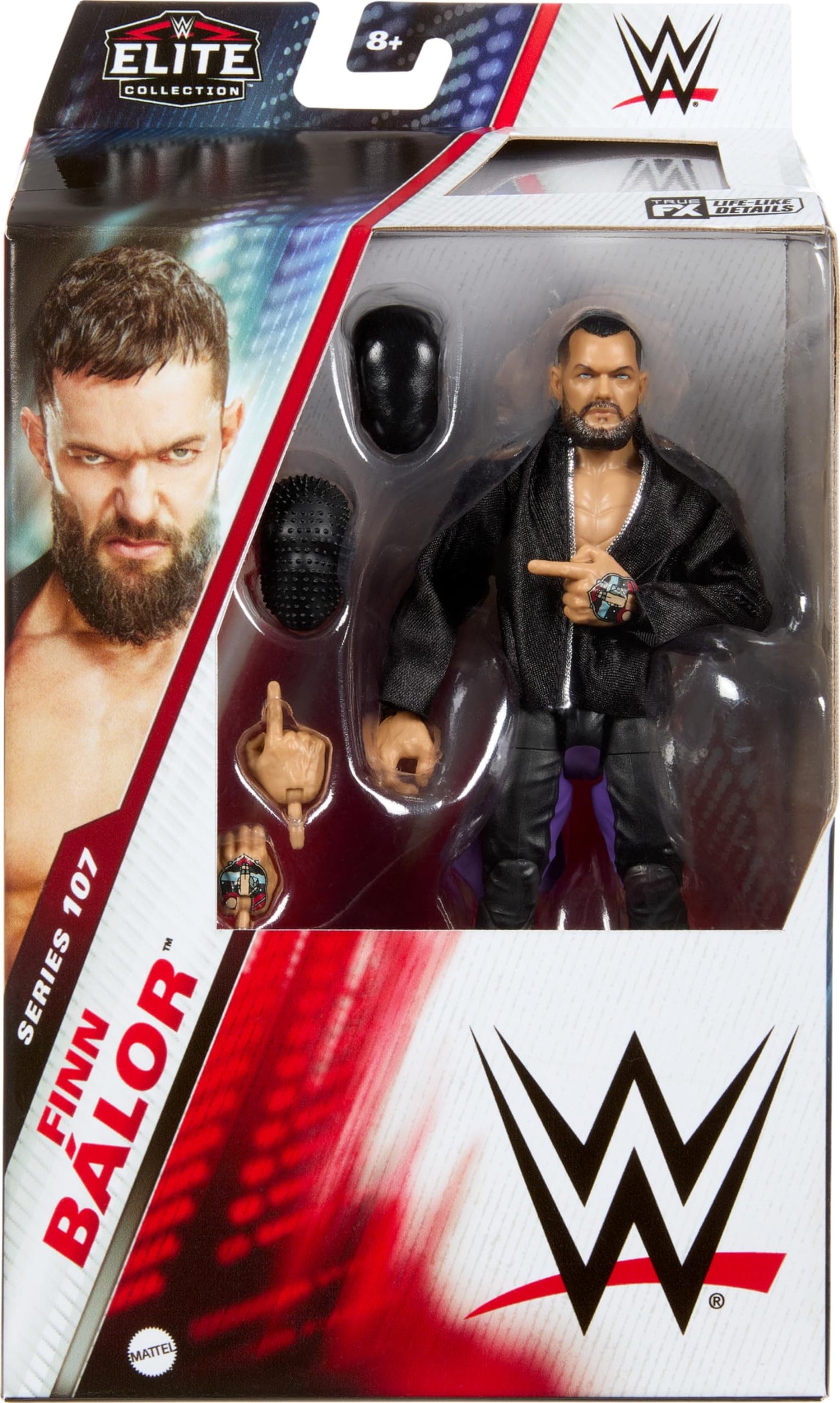 Mattel WWE Elite Finn Balor Series #107 – 6-Inch Figure with 25 Articulation