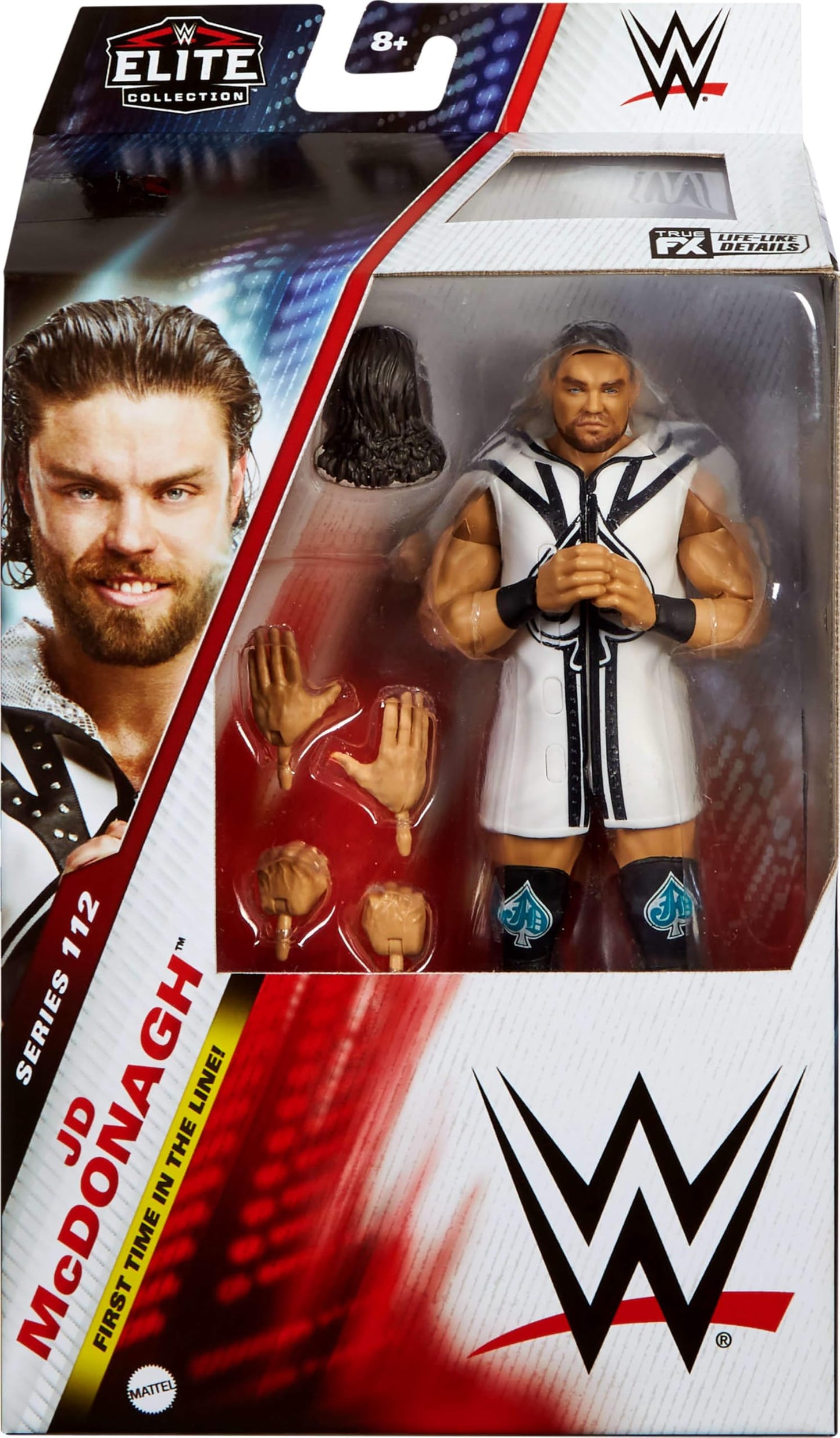 Mattel WWE Elite JD McDonagh Figure – 6-Inch Collectible with 25 Points of Articulation