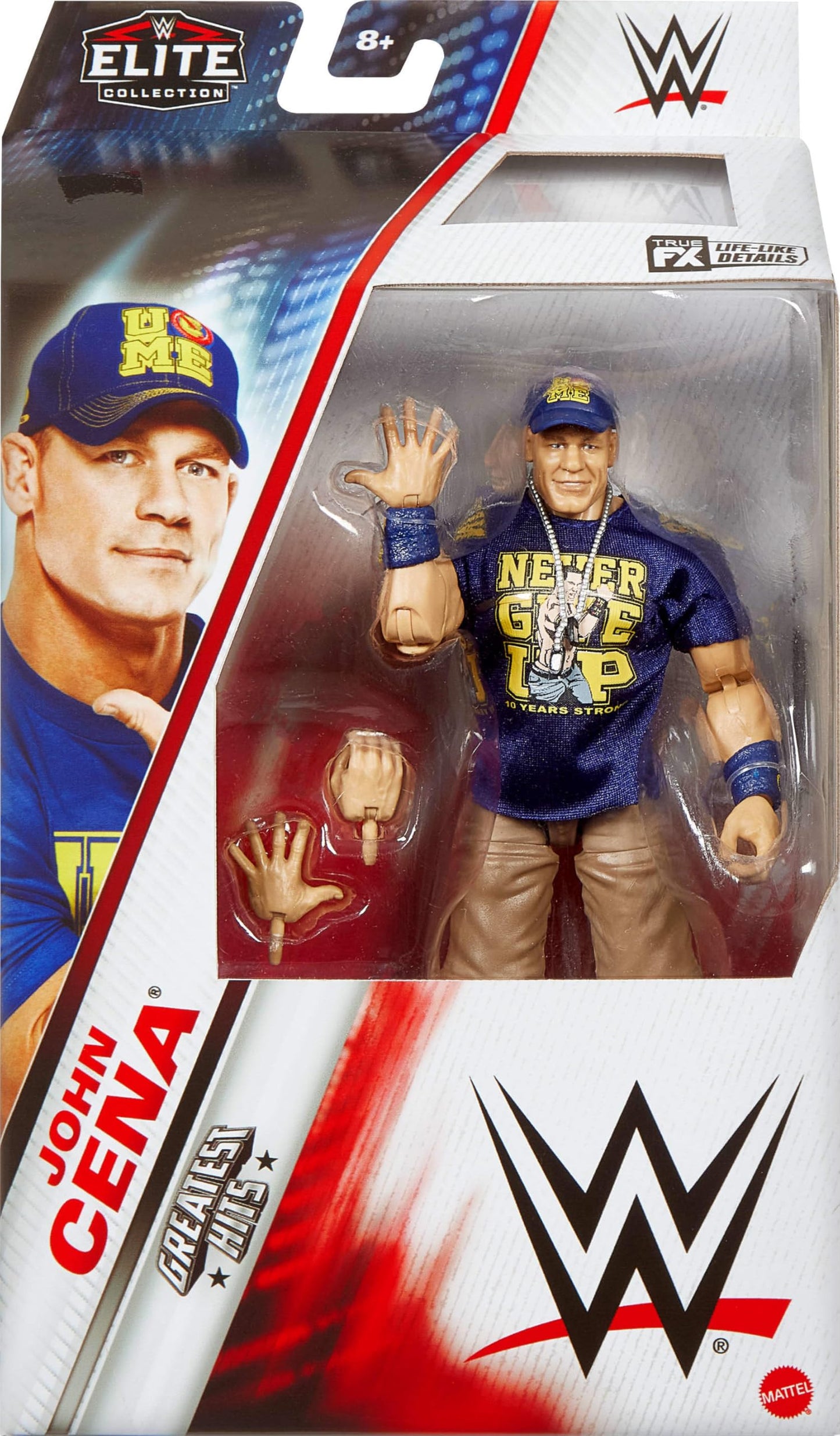 Mattel WWE Elite John Cena Figure – Greatest Hits 2025 Series, 6-Inch, 25 Points of Articulation